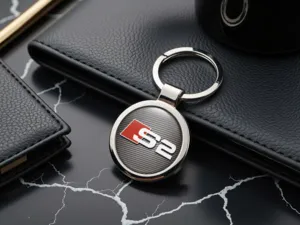 Cool Keyring Modern Stainless Steel
